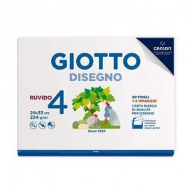 ALBUM DA DISEGNO 24X33 GIOTTO 224GR RUVIDO