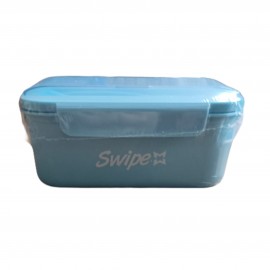 Porta merenda monocolore SWIPE celeste